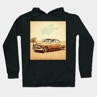 Vintage Car retro 70s Hoodie